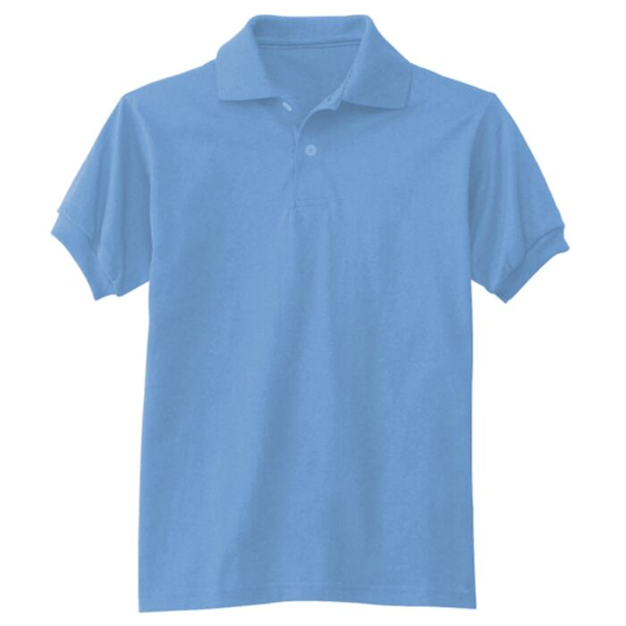 Adult 5.2 oz., 50/50 EcoSmart® Jersey Knit Polo Thumbnail