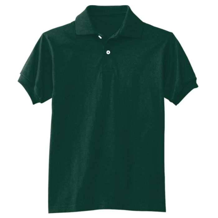 Hanes Youth 50/50 EcoSmart Jersey Knit Polo Thumbnail