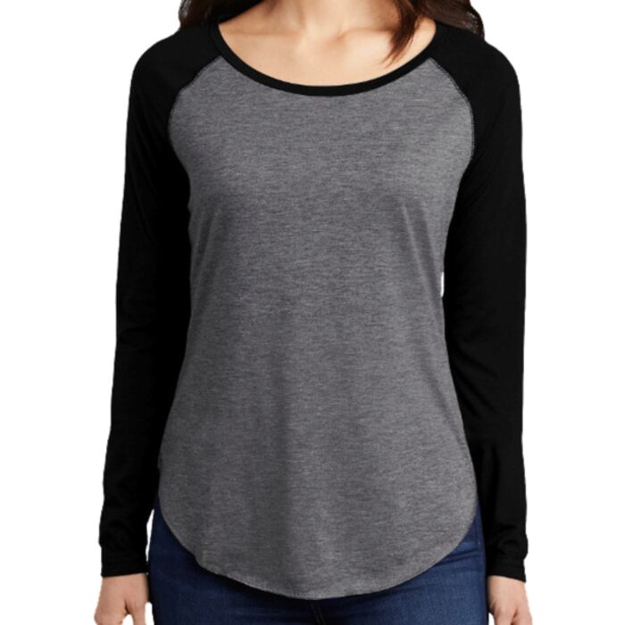 Sport-Tek Ladies Long Sleeve Tri-Blend T-Shirt Thumbnail